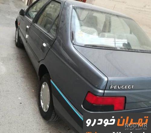 عکس پژو پارس خاکستری