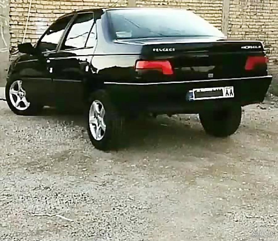 عکس پژو پارس شوتی سیاه