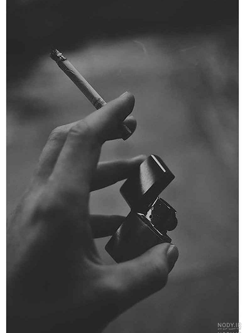  عکس مرد تنها با سیگار