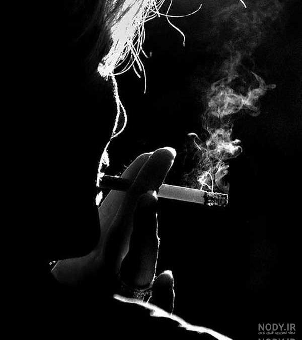  عکس مرد تنها با سیگار