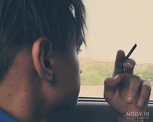  عکس مرد تنها با سیگار