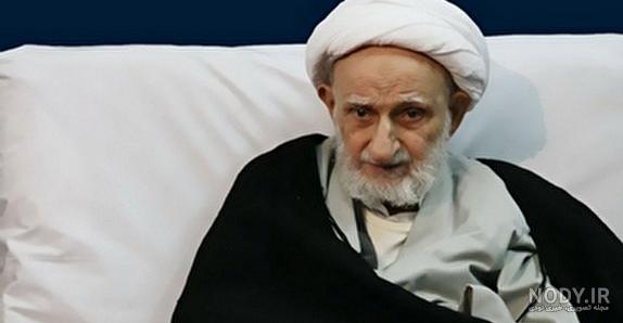 آیت الله بهجت در قبر آیت الله بهجت در قبر