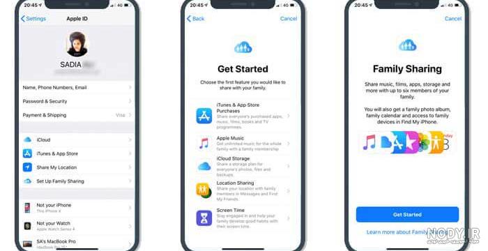 برگرداندن عکس از icloud به گوشی