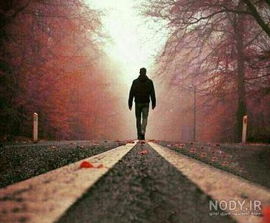 عکس مرد تنها در تاریکی عکس مرد تنها در تاریکی