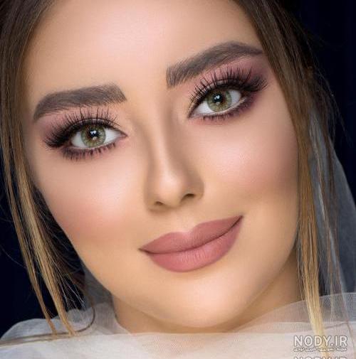 عکس دختر آرایش کرده زیبا