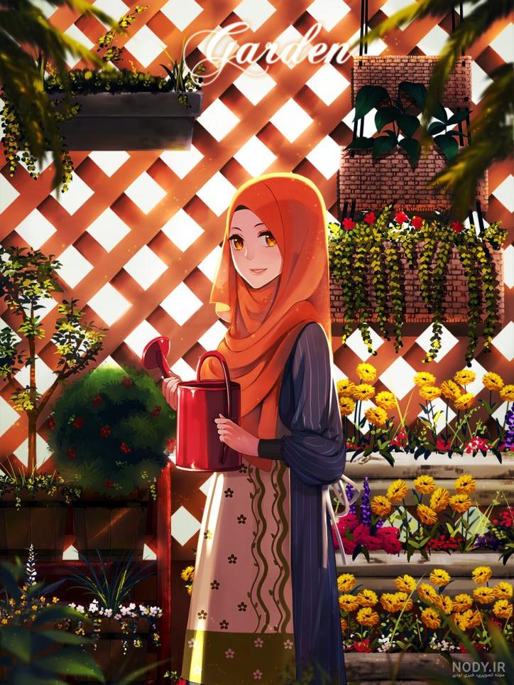 عکس دختر با حجاب عروسکی