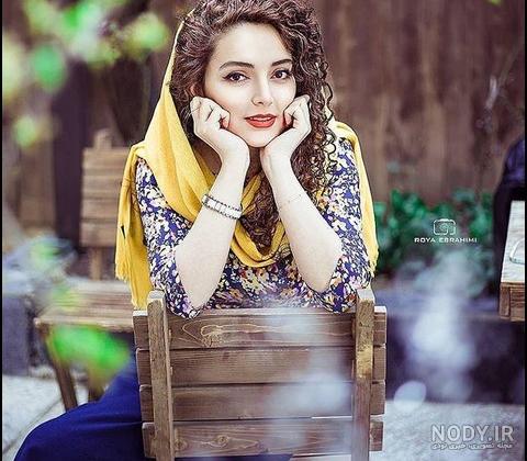 عکس دختر معمولی ایرانی با روسری