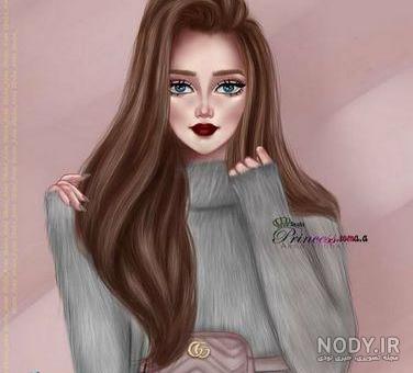 عکس دخترونه فانتزی شیک کارتونی