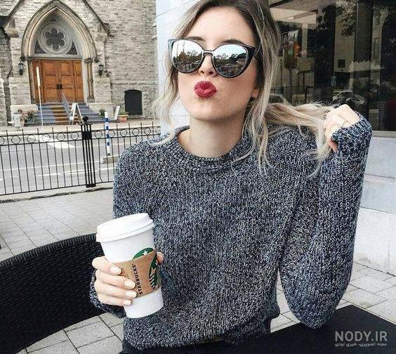 عکس زن با عینک دودی عکس زن با عینک دودی