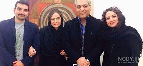 عکس مهران مدیری و پسرش و عروسش عکس مهران مدیری و پسرش و عروسش