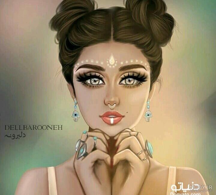 عکس پروفایل بامزه دخترونه بدون متن