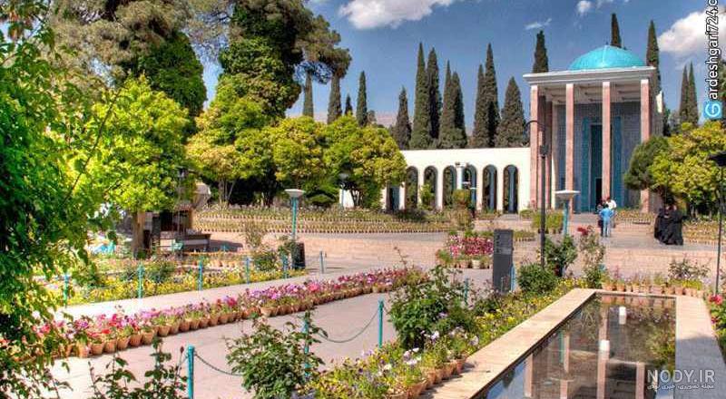 تصاویر زیبا از آرامگاه سعدی