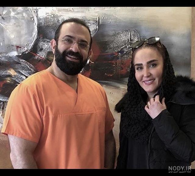 عکس از زهره فکور صبور و همسرش