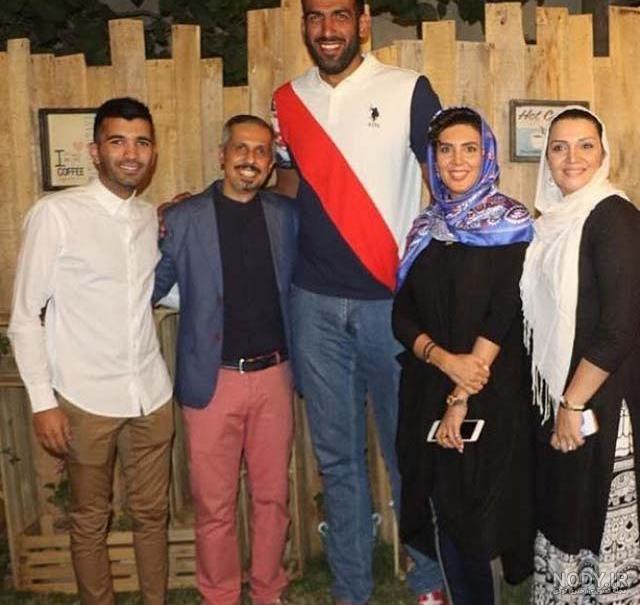 عکس حامد حدادی و همسرش