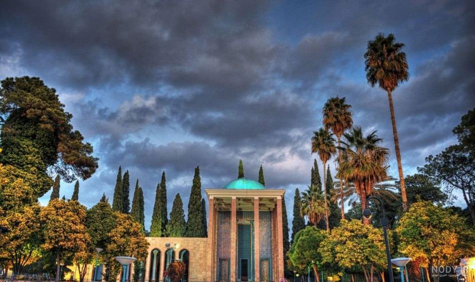 پلان آرامگاه سعدی