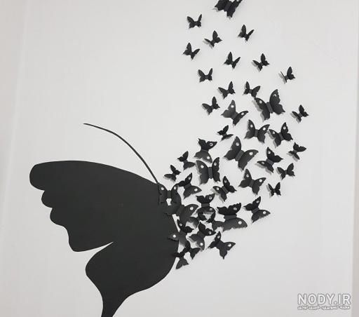 تزیین پروانه رو دیوار تزیین پروانه رو دیوار