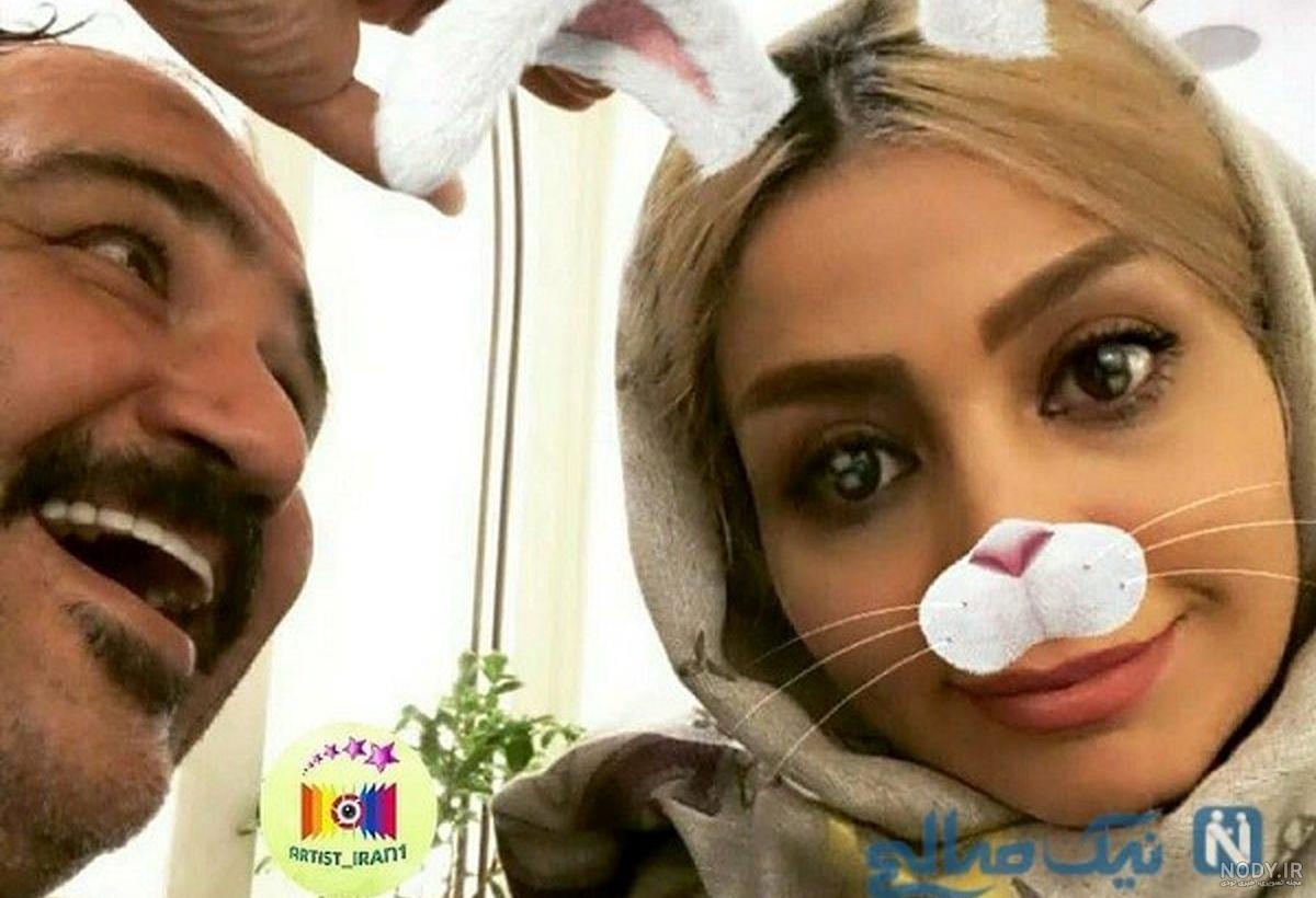 عکس مهشید جوادی وهمسرش عکس مهشید جوادی وهمسرش