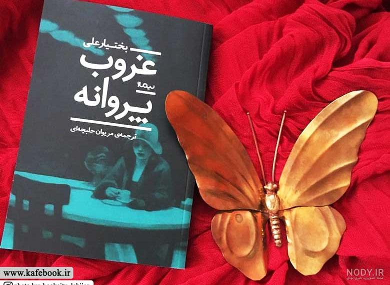 عکس هنری کتاب و پروانه