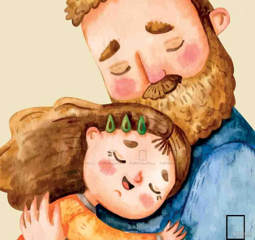 نقاشی فانتزی برای روز پدر