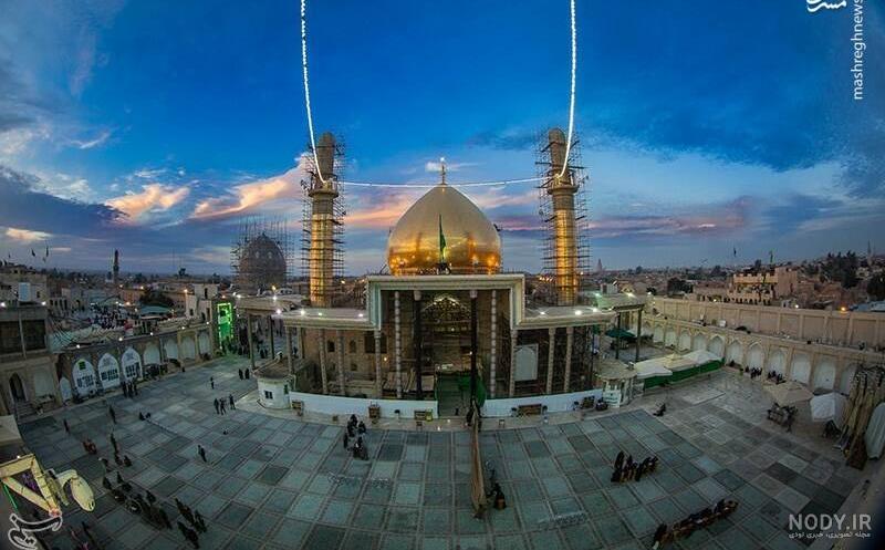 حرم امام هادی و امام حسن عسکری در سامرا قرار دارد حرم امام هادی و امام حسن عسکری در سامرا قرار دارد