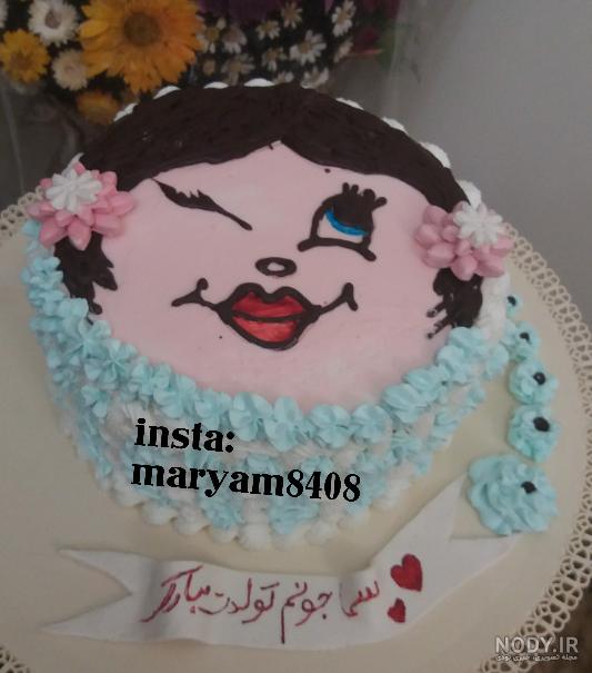 عکس کیک تولد با اسم اسما