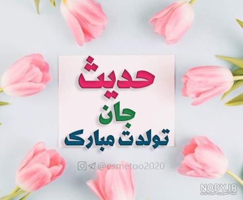 خواهرزاده عزیزم حدیث جان تولدت مبارک