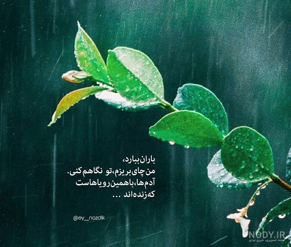 عکس خیابان بارانی عکس خیابان بارانی