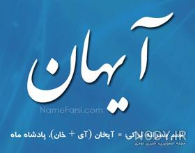 عکس نوشته اسم آیسان به انگلیسی