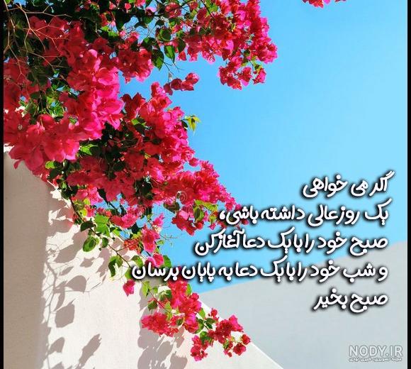 عکس نوشته صبح بخیر قرآنی
