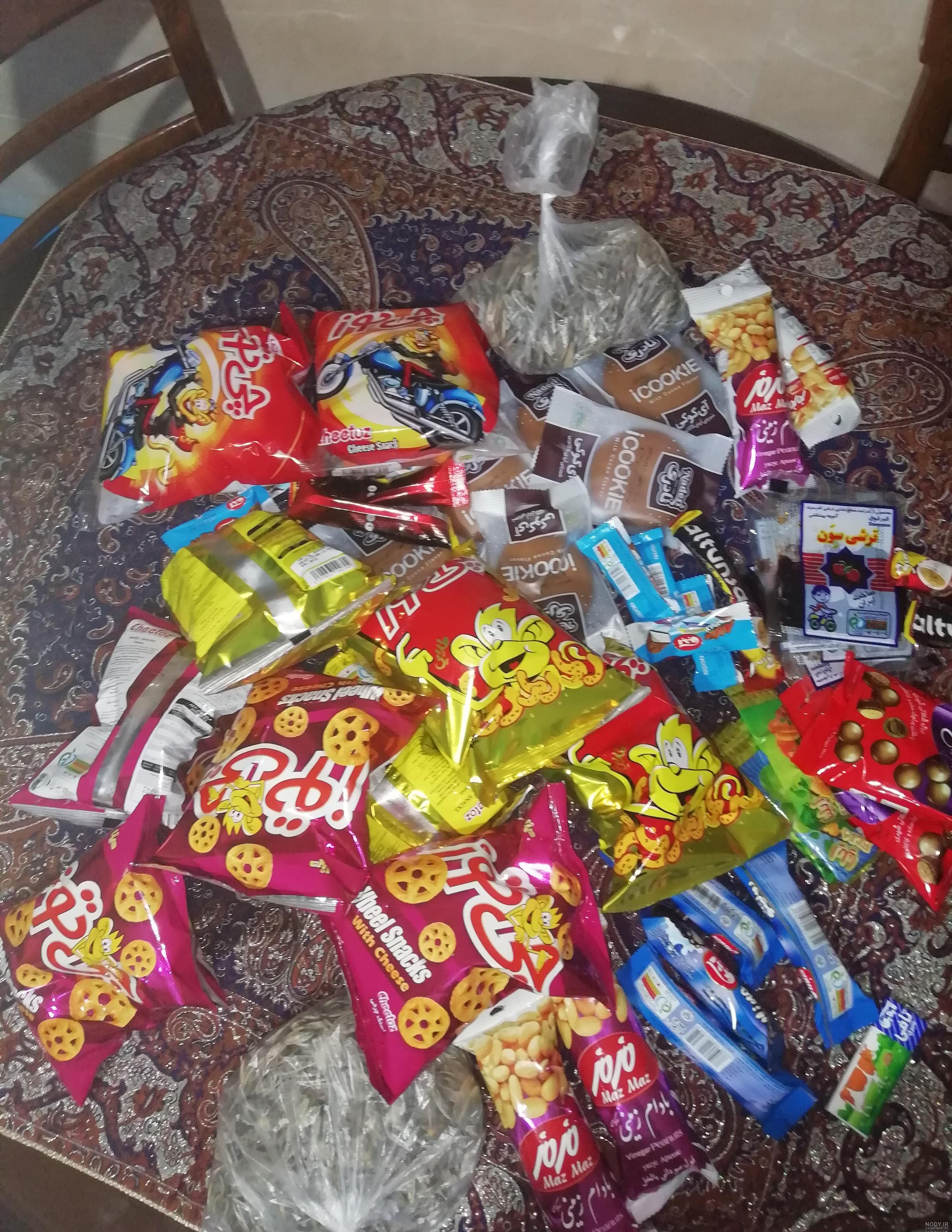 عکس فیک خوراکی چیپس و پفک