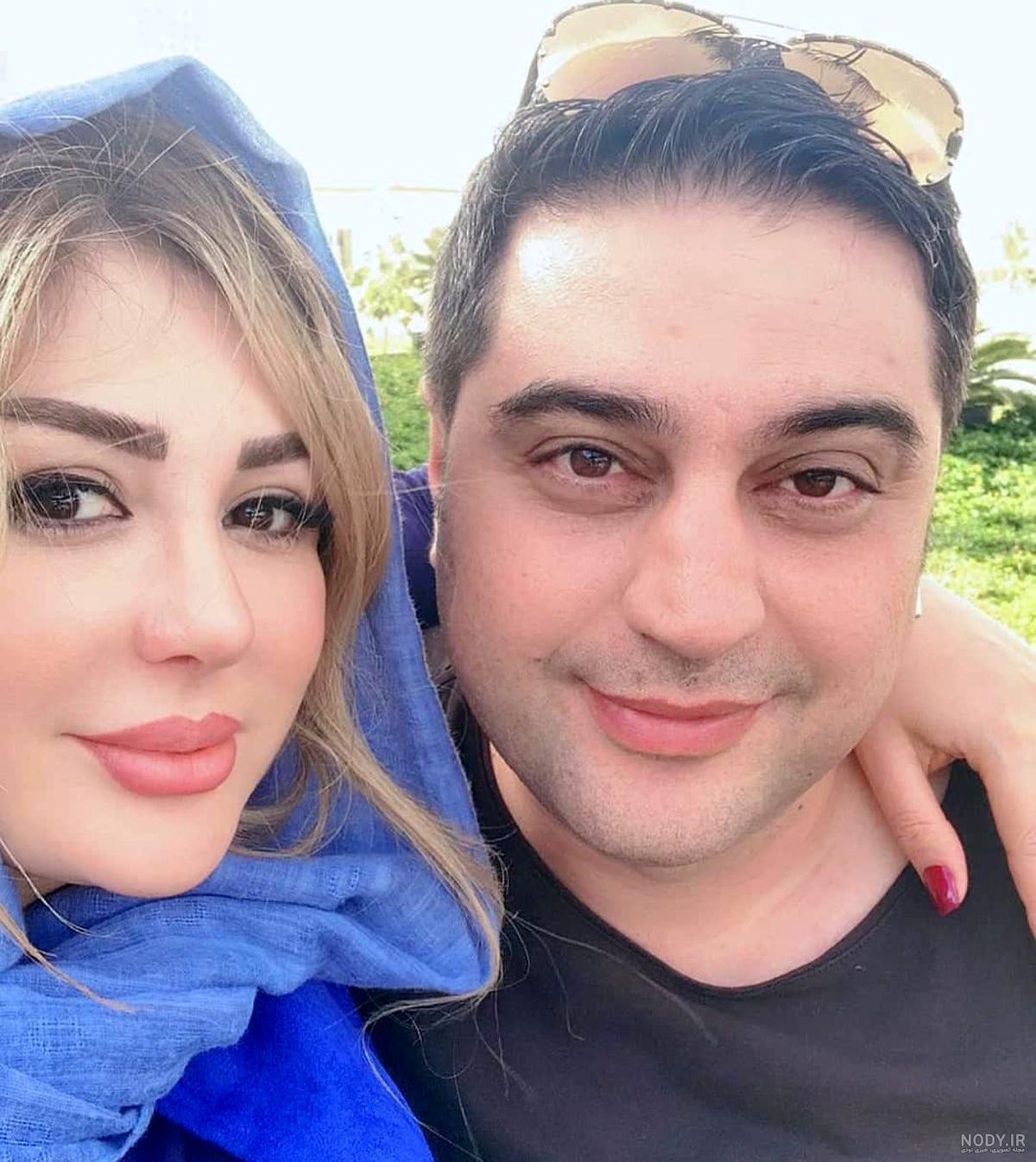 خواهر نیوشا ضیغمی و همسرش خواهر نیوشا ضیغمی و همسرش