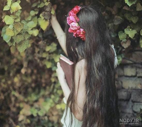 عکس دختر با موهای بلند برای پروفایل