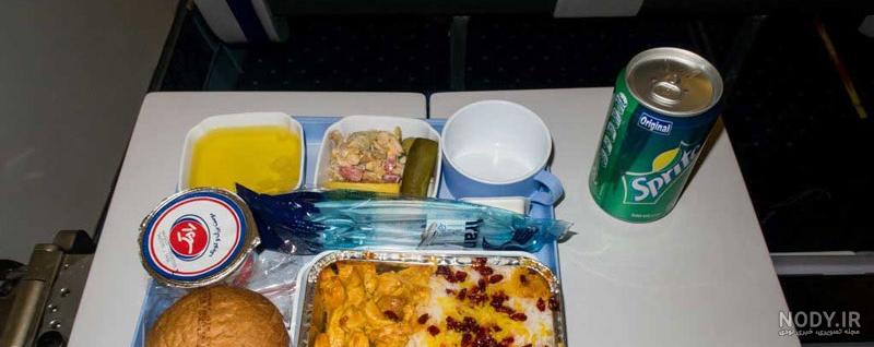عکس غذای هواپیما ایران عکس غذای هواپیما ایران