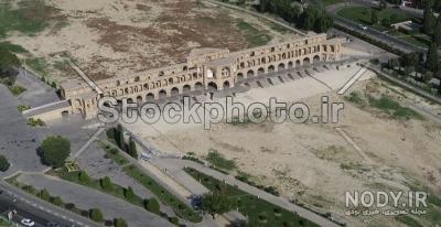 عکس هوایی از پل خواجو عکس هوایی از پل خواجو