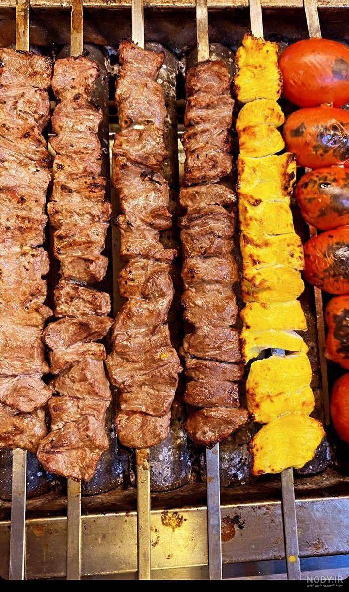 عکس کباب در شب