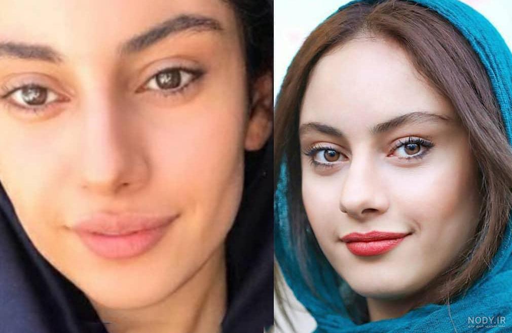 قبل و بعد از آرایش بازیگران ایرانی قبل و بعد از آرایش بازیگران ایرانی