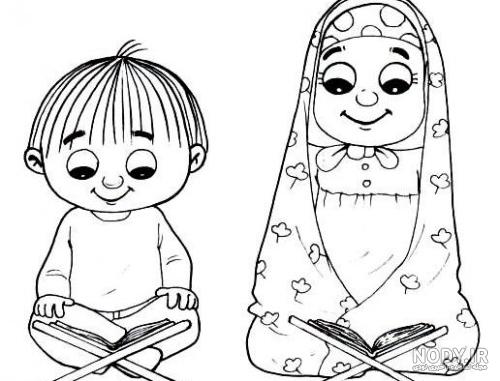 نقاشی چادر نماز