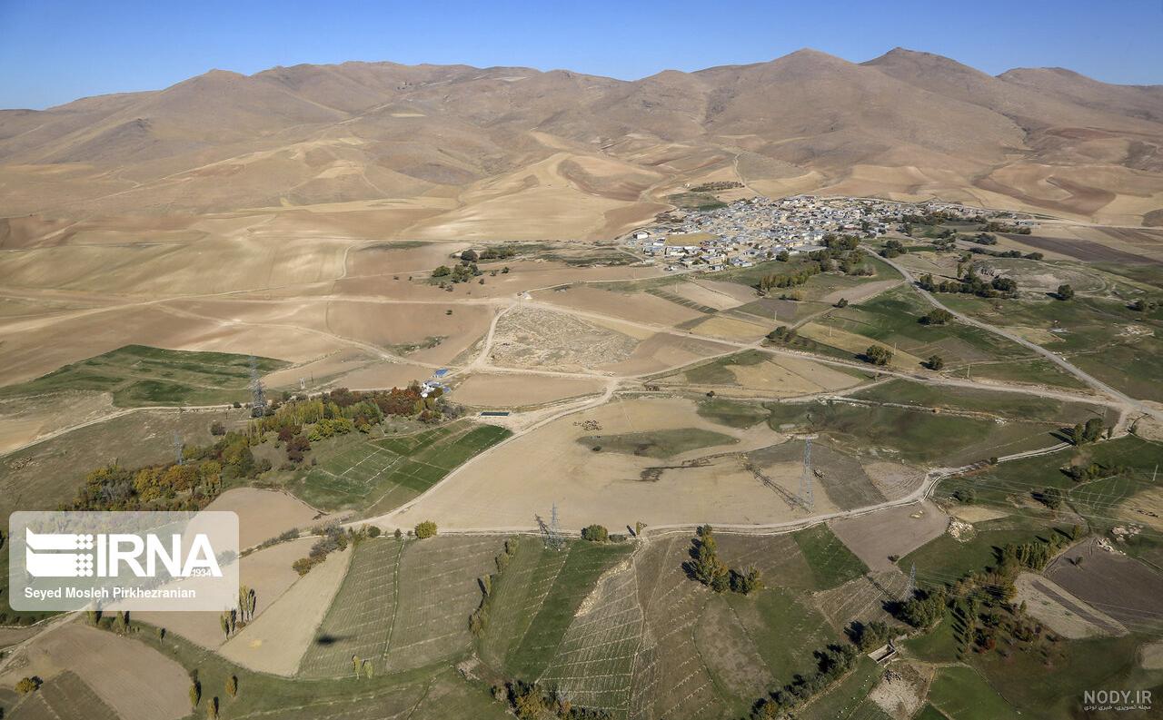 نقشه هوایی روستاهای دیواندره