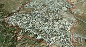 نقشه هوایی روستاهای سقز