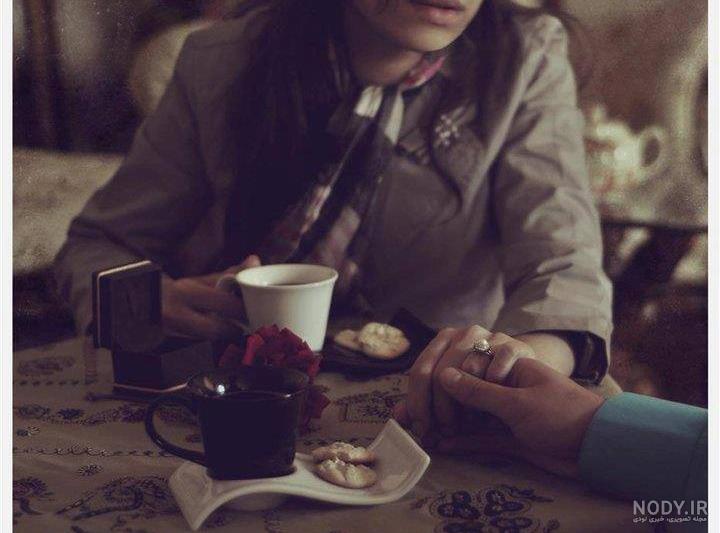  عکس فیک خوردن قهوه