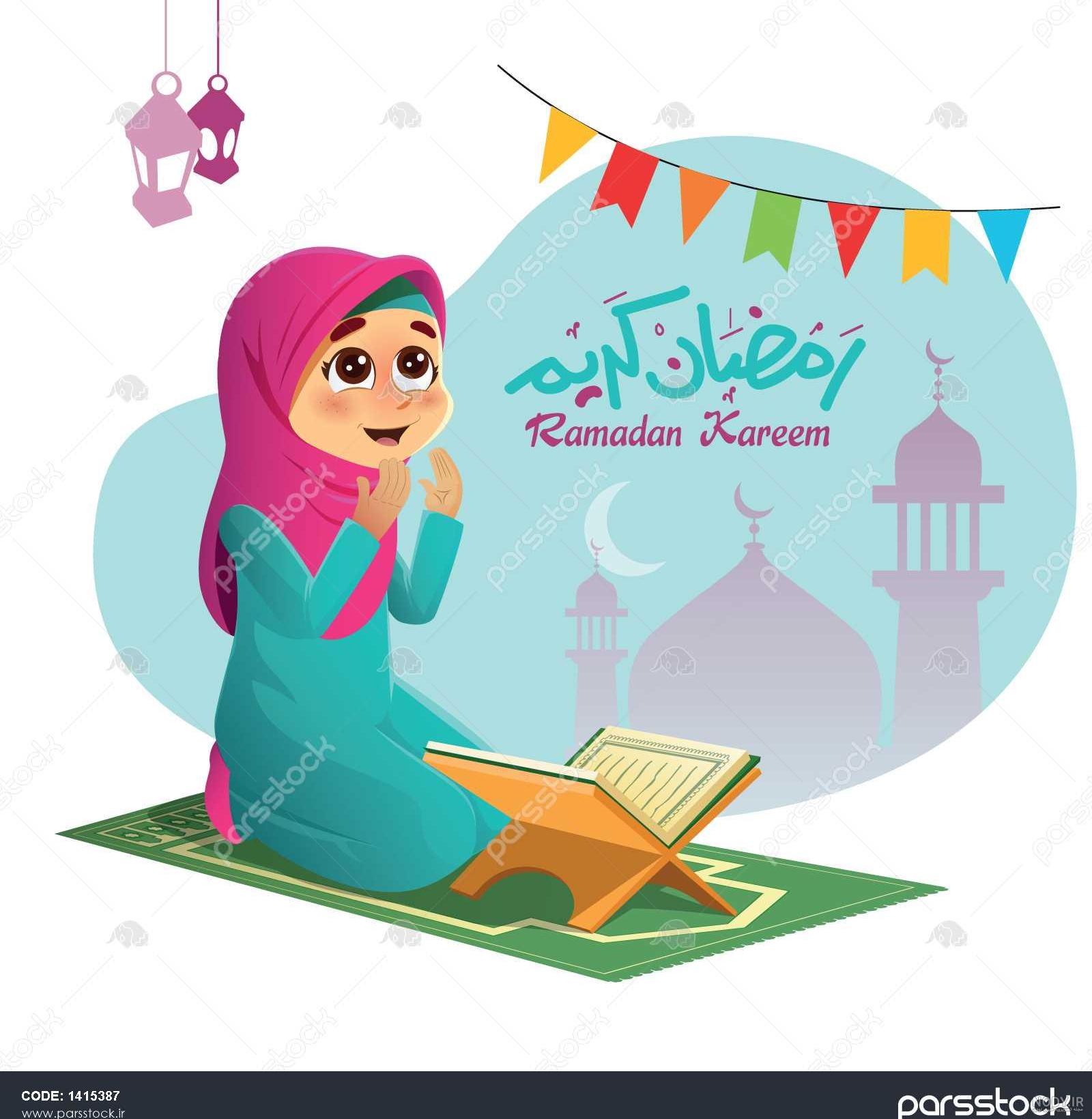 عکس قرآن و گل نرگس