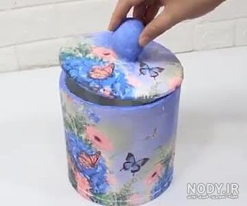 جای حبوبات با قوطی شیر خشک جای حبوبات با قوطی شیر خشک