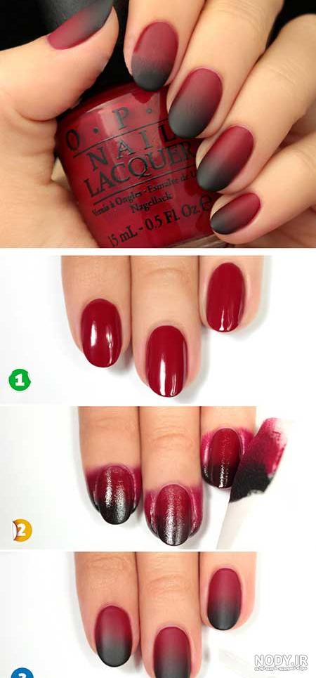 طرح لاک ناخن ساده و شیک