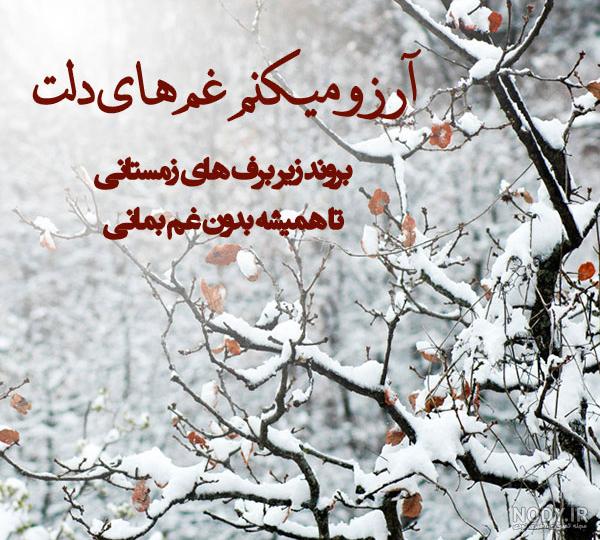 عکس برفی زیبا عکس برفی زیبا