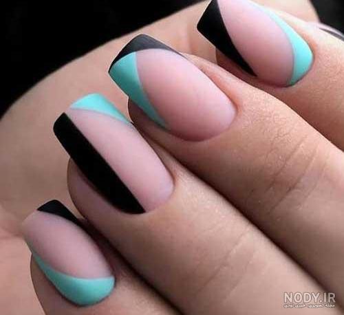 عکس دست لاک زده طبیعی