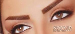 مدل تاتو ابرو شیطونی