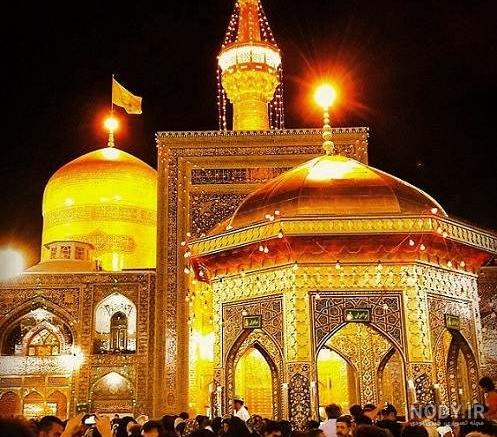 نقاشی امام رضا و آهو
