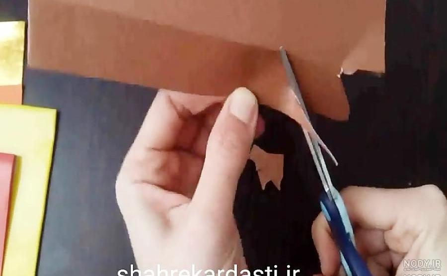 کاردستی مسجد با کاغذ رنگی