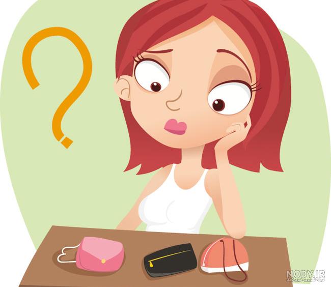 عکس پروفایل دختر در حال فکر عکس پروفایل دختر در حال فکر