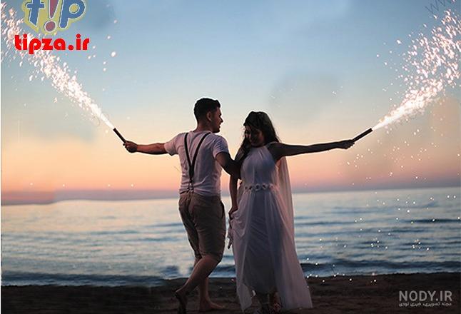 ژست عکس اسپرت فضای باز
